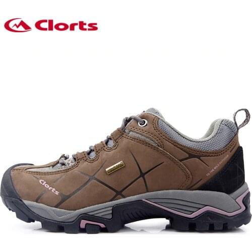 Clorts Women Hiking Shoes Nubuck Waterproof Tracking Shoes Tactical Shoes for Women HKL-805C