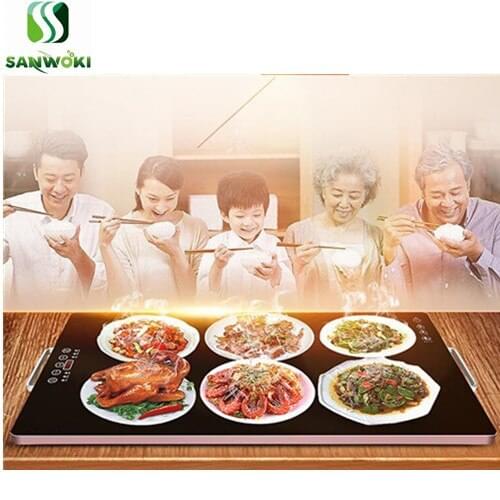 220v Hot Pot Cooking Food Insulation Board Hot Plate Insulation Table Warming Plate food heating board meal warmer machine