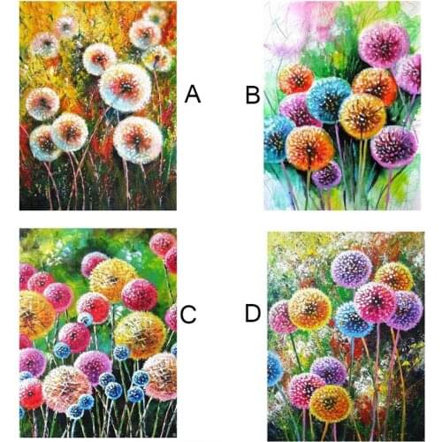 NEW 5D Diamond Painting Dandelion Picture Of Rhinestones Diamond Embroidery Landscape Full Square/Round Mosaic Stones Craft