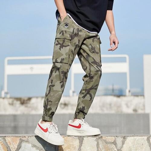 SEMIR Casual Trousers Men Loose-Fitting Overalls Trend 2021 New Spring And Summer Camouflage MenS Casual Pants
