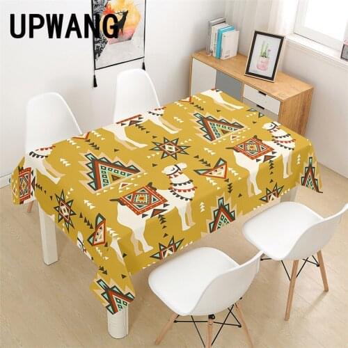 Camel Desert Animal Tablecloth 3D Printed Table Cover Rectangular Tablecloth Wedding Birthday Party Kitchen Home Decor