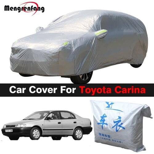 Full Car Cover Auto Indoor Outdoor Anti-UV Sun Shade Rain Snow Ice Protection Cover Dustproof For Toyota Carina