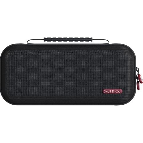 Skull & Co. MaxCarry Case Portable Hard Shell Carrying Pouch Protective Travel Storage Bag for Nintendo Switch GripCase Crystal