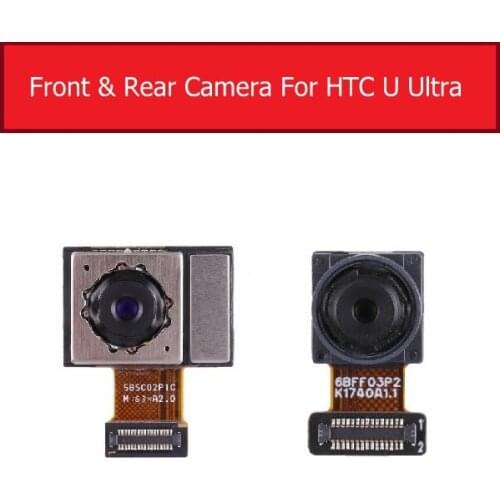 Main Rear Camera Flex Cable For Htc U Ultra Uultra Big Back Plus Front Small Camera Module Flex Ribbon Replacement Repair Parts