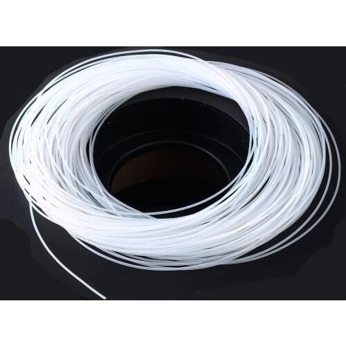 ID_1.1mm PTFE Tubing OD_1.4mm/1.7mm/1.9mm PTFE F4 Rigid Pipe 260Deg.C High Temperature 1meter