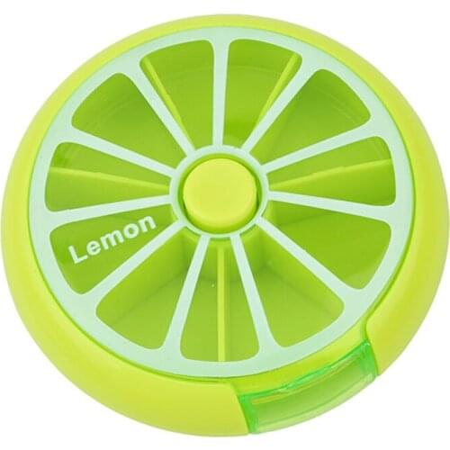 1PC Weekly Rotating 7 Day Pill Container Pill Box Splitter Pill Organizer Medicine Box Cutter Travel Pillbox Health Stationery