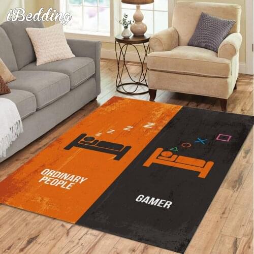 Ordinary People V Gamer Carpets for Large Home Living Room Area Rug for Teenager Bedroom Decoration Bathroom Anime Floor Mat