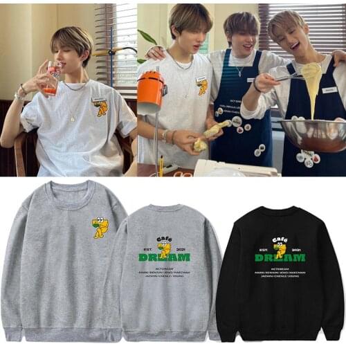 Kpop NCT DREAM Colorful Album Cafe7DREAM Should aid fight song clothes Gothic Harajuku Womens pullover round neck Sweatshirts