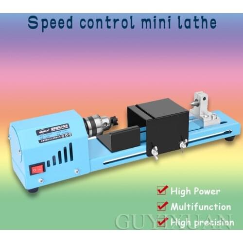 Mini DIY Woodworking Lathe Multifunctional Small Lathe Grinding Polishing Cutting Ball Machine