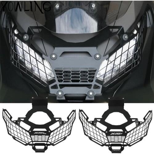 X-ADV 750 Motorcycle Front Headlight Protector Cover Grill FOR HONDA XADV 750 2017 2018 2019 2020 Head Light Guard Accessories