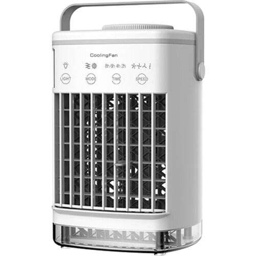 Portable Air Conditioner, Evaporative Air Conditioner Fan with Water Tank Camping AC Unit, Personal Air Cooler Desktop