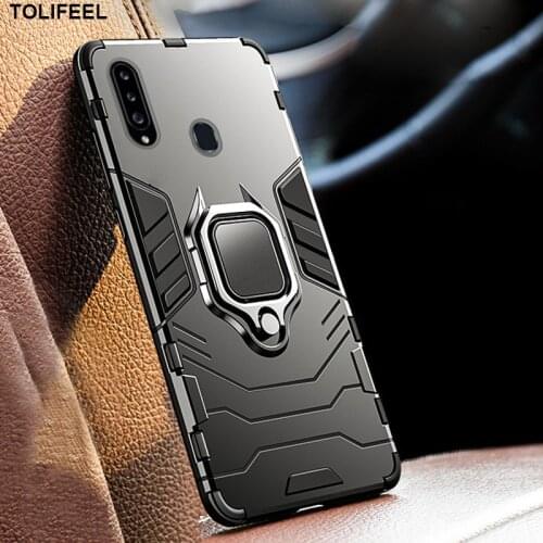 Shockproof Armor Case For Samsung Galaxy A10 A10S A20S A30S A50S M21 M30S Cases Stand Holder Magnetic Ring Phone Back Cover