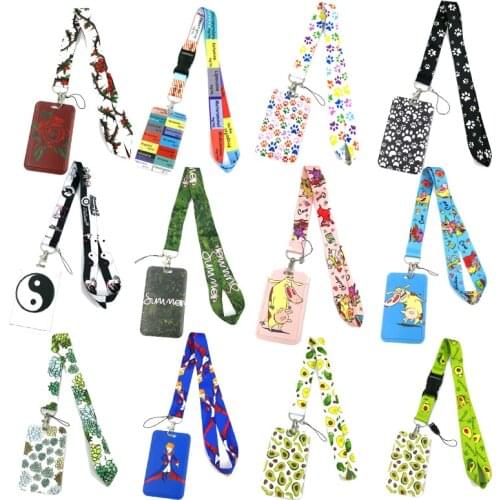 Key lanyards Car KeyChain ID Card Pass Gym Mobile Phone Badge Kids Keys Ring Holder Jewelry Decorations