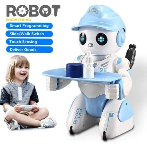 Intelligent Remote Control Delivering Robot With Touch Sensor Can Music Dance Walk Program And Gliding Home Decoration Kid Gifts