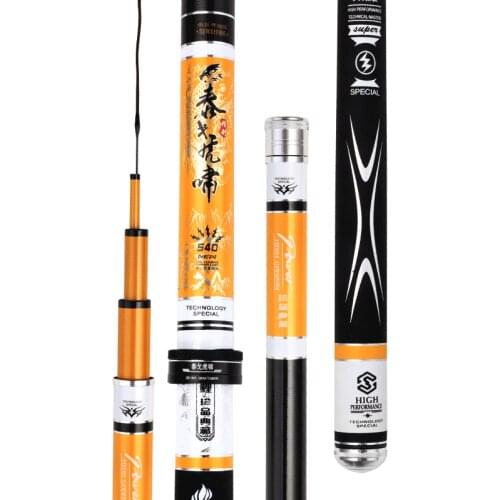 Tilapia Fishing Rod Telescopic Fishing Olta 3.6m-7.2m Light 6H 5H 4H Super Hard Carp Fishing Peche Feeder Competition De Pesca