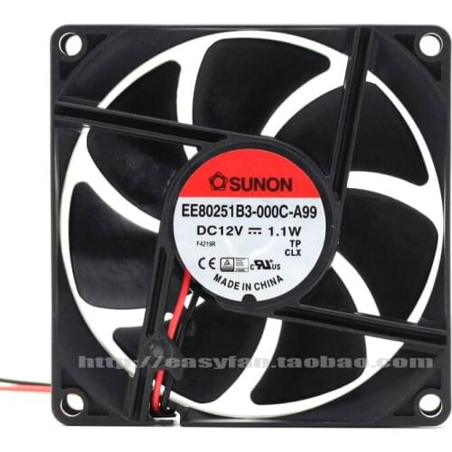 SUNON ME60151V3-000C-A99 DC 12V 0.90W 60x60x15mm Server Cooling Fan