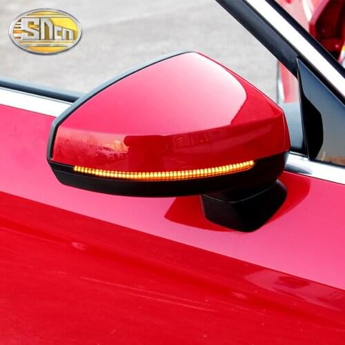 2Pcs For Audi A3 S3 RS3 A4 B7 B8 B9 A5 A6 Q3 Q5 Q7 Rear View Mirror Light Flowing LED Turn Signal