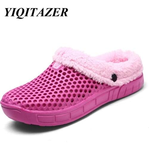 YIQITAZER 2018 Lovely Sweet Soft Warm Home Plush Slippers Woman,Warm Winter women slippers Casual indoor slippers in 3 colors