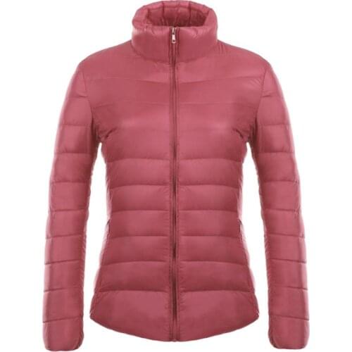 Women Down Jackets Long Sleeve Nylon Fabric Winter Coat Hiking Warm Parka THE NEW LISTING