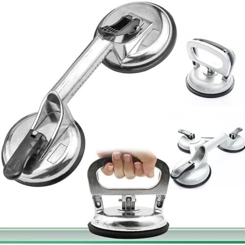 1Pc Manual Suction Cup Glass Lifter Powerful Glass Tile Carrier Gripper Sucker Plate For Glass Tiles Mirror Granite Lifting Tool