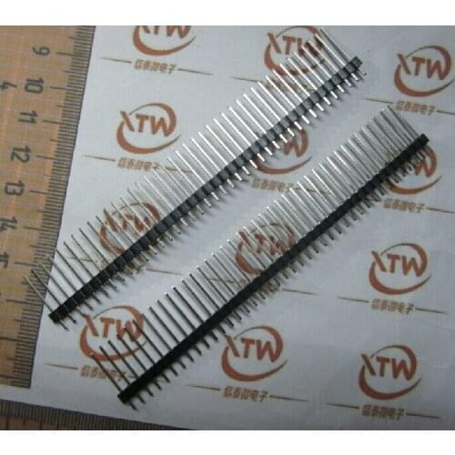 10pcs 40Pin 17mm 2.54mm pitch single row needle single needle single needle straight pin connectors