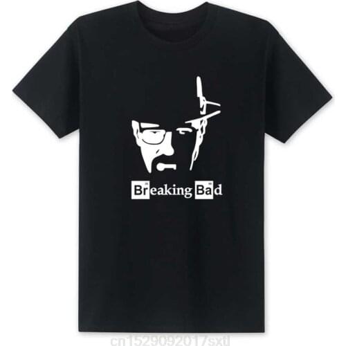 2020 Fashion Summer New Breaking Bad T Shirts Men T-shirt Walter White Men T Shirts Casual Mens Tops Tee Size XS-XXL