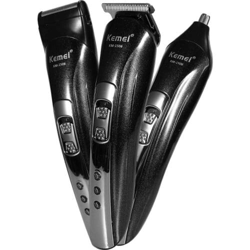 3 in 1 Shaver Hair Trimmer Electric Nose Clipper Professional Men Beard Razor Haircut Cutting Machine Hair Clipper Rechargeable