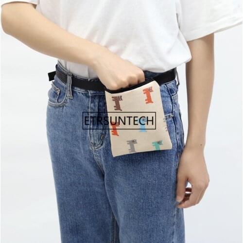 50pcs Portable Dog Training Treat Bag Puppy Snack Reward Waist Bag Dog Walking Snack Pet Feed Pocket Pouch
