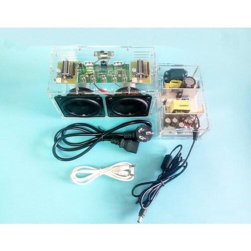 Touch-type power amplifier audio, computer bluetooth speaker DIY kit or finished product. Support APE, FLAC, MP3, WMA, WAV