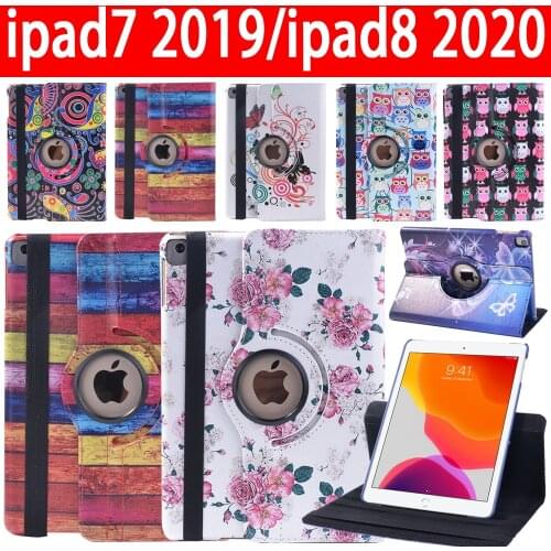 360 Rotating Tablet Case for Apple Ipad 7th Gen/Ipad 8th Gen 2020/2018/Ipad Air 3/Ipad Pro 10.5 Inch Cover Case