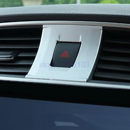 For Nissan Pulsar / Sentra / Sylphy 2016 Interior Middle Console Air Vent Outlet Frame Trim 1piece Car Styling