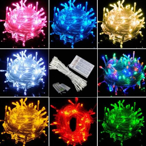 2M 3M 4M 5M 10M LED String Light Garlands Outdoor For Christmas LED Decoraction Fairy Lights Home Wedding Party Holiday Lights