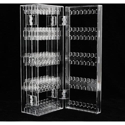 80% Hot Sales Transparent Earrings Necklace Display Stand Foldable Jewelry Rack Organizer