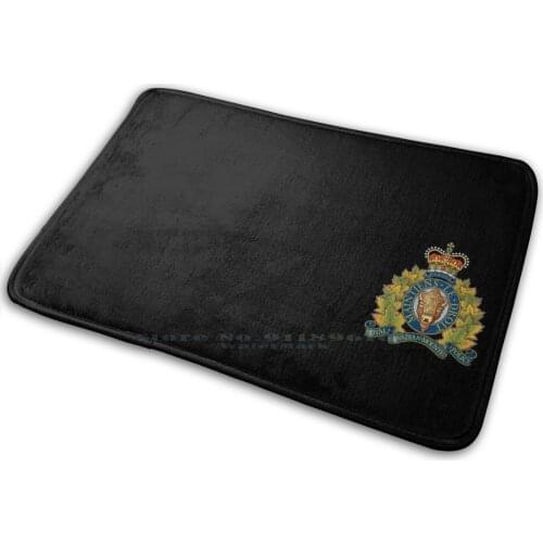 Royal Canadian Mounted Police-- Rcmp Mat Rug Carpet Anti-Slip Bedroom Entrance Door Mat Enigmaticone Police Canada Force