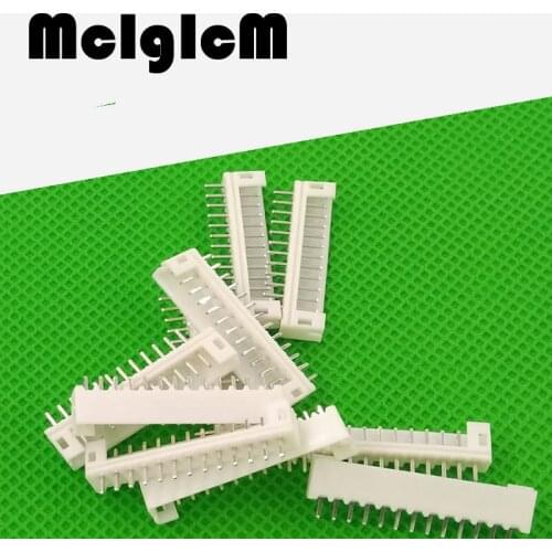 MCIGICM 1000pcs male material PH2.0 2mm 13 pin Connectors Leads pin Header PH-13A straight 2.0mm pins Free shipping