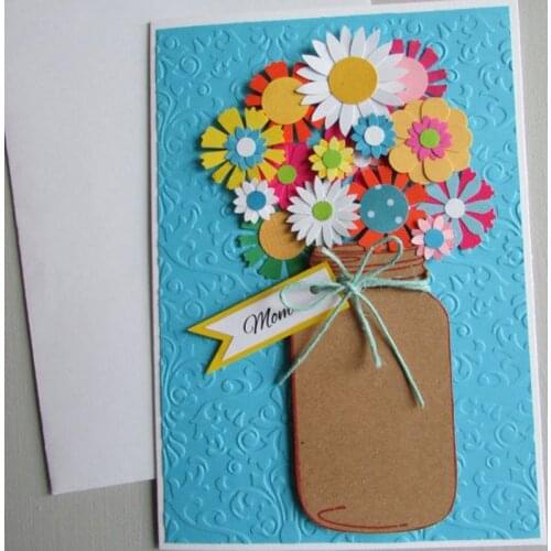 Cutting Dies flower vase Metal Stencils For Scrapbooking Photo Album Decorative Embossing DIY Paper Cards Craft Dies