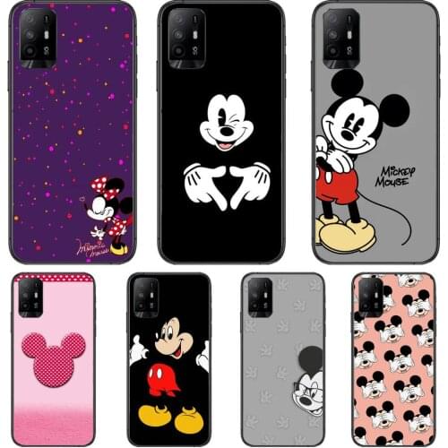 Cute mickey apple style coverFor Realme C3 Case Soft Silicon Back cover OPPO Realme C3 RMX2020 Coque Capa Funda find x3 pro C21