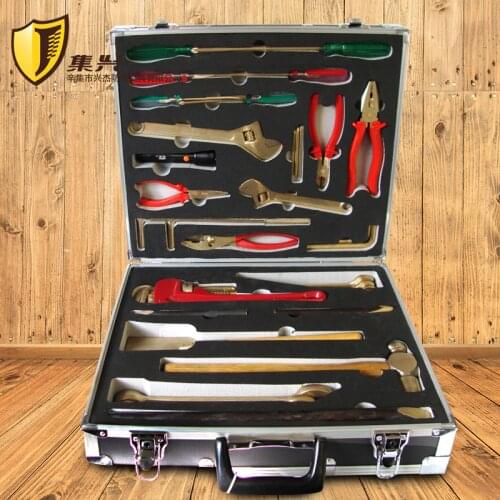 36pcs combination tools,Explosion-proof combination tool,Beryllium bronze and aluminum bronze,Dedicated to oil Depot station