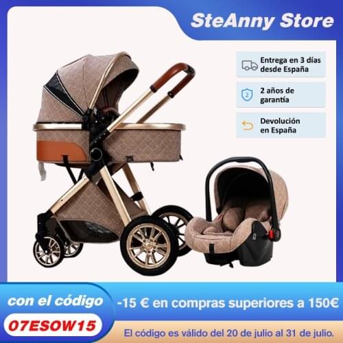 New product multifunctional high landscape stroller two-in-one shock-absorbing stroller