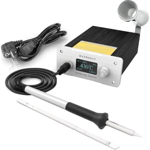 T12 STM32 Soldering Station 5Pin OLED 1.3inch Display Adjustable Temperature Digital Electronic Welding Tools With T12-K T12-BL