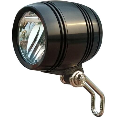 Bike Front Head Light Lamp for HUB Dynamo with Rearlight Cable Compact Bright WHShopping фонарь велосипедный