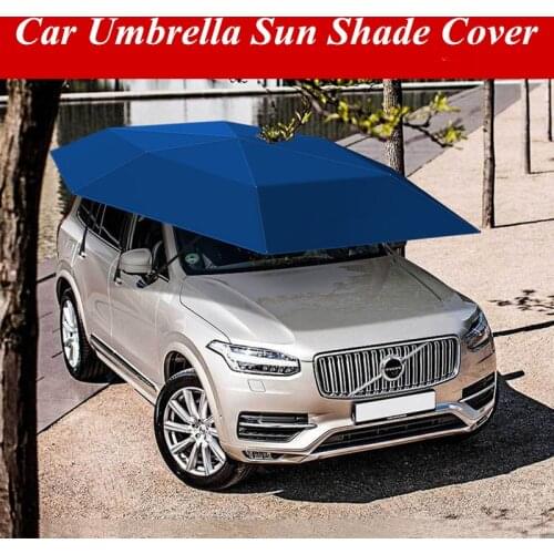 Semi-automatic Outdoor Car Vehicle Tent Umbrella Sunshade Roof Cover Anti-UV Kit Car Umbrella Sun Shade