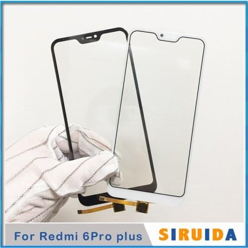 For Xiaomi Redmi 6Pro 6Plus 6A 5A 4A LCD Touch Screen Digitizer Sensor Glass Panel with Flex Cable Replacement