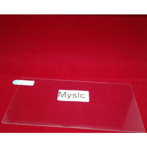 Myslc Tempered Glass for HoXiao/THREECAR Car DVD Player radio GPS Multimedia Player double din touch Screen protector