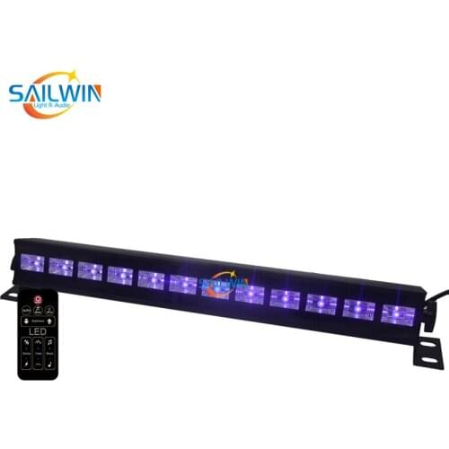 12X3W Disco UV Violet LED Lights DJ 36W Par Light UV For Party Christmas Bar Lamp Laser Stage Wall Washer Spot Light Backlight