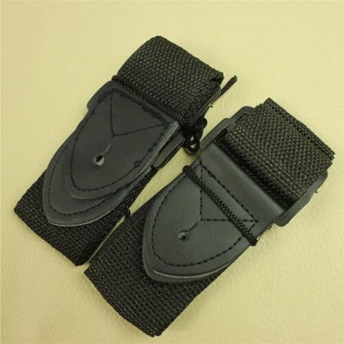 2Pcs/lot straps Black acoustic bass Electric guitar strap guitar accessories parts musical instruments