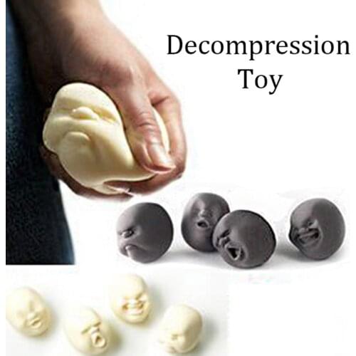 2020 Antistress Human Emotion Face Vent Ball Decoration Popular Adult Office Decompression Portable Fidget Toys