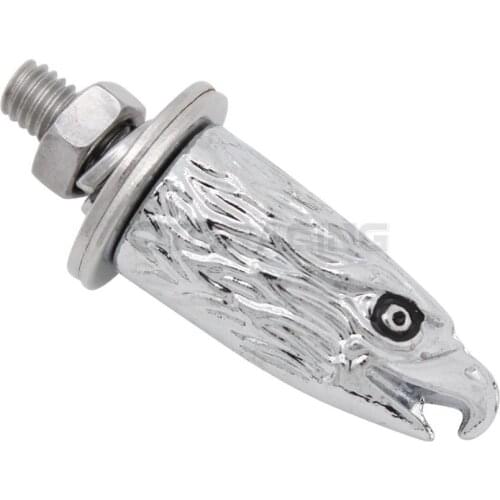 4 PCS Decorative License Plate Frame Eagle Head Bolt Windshield Seat Screw For Harley Cafe Racer Bobber Choppers Touring Custom