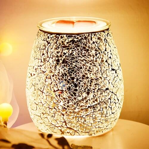 Aroma Electric Wax Melt Incense Burner 3D Firework Lamp Night Light Tart Aromatherapy Diffuser Wax Warmer Home Decoration Gift