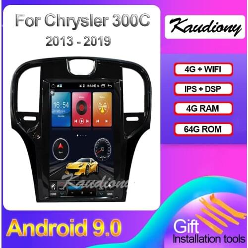 Kaudiony 13.3" Android 9.0 For Chrysler 300C Car Radio Automotivo Car DVD Player Auto GPS Navigation 4G DSP Stereo 2013 - 2019